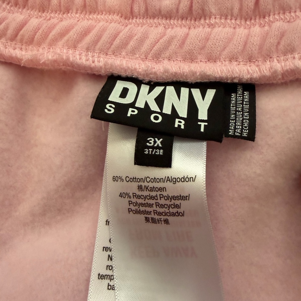 DKNY Pink Joggers with Drawstring - Picture 4 of 7